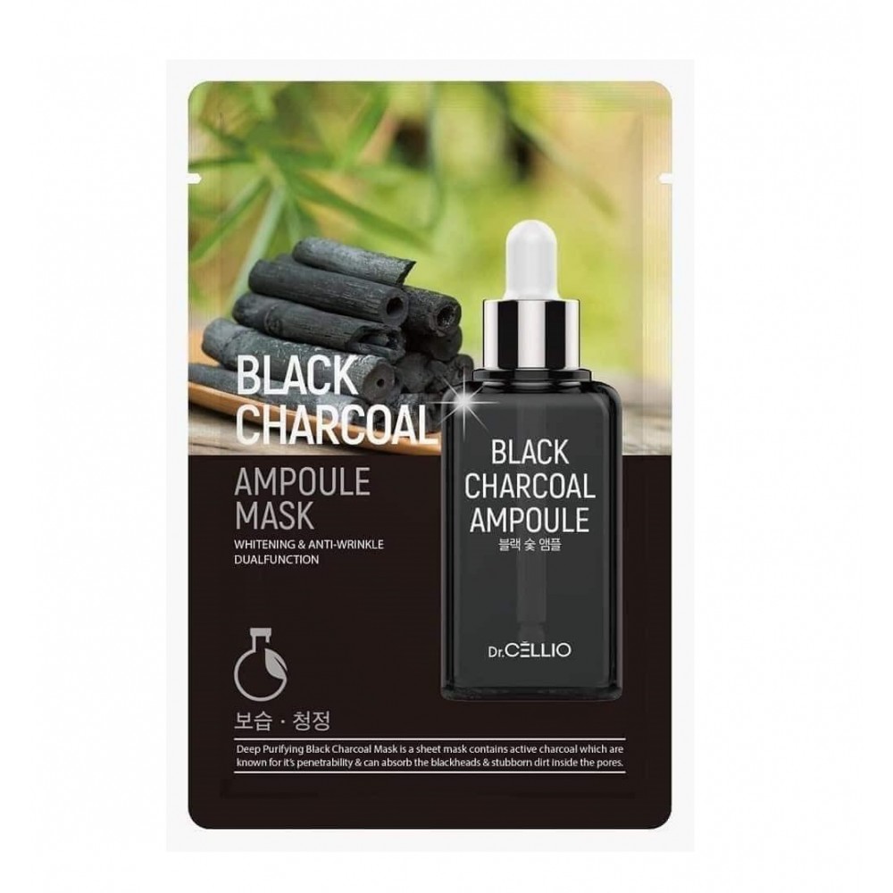 Dr.Cellio Black Charcoal Ampoule Mask 25ml