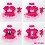 Baby Girl Suit 3pcs Set HS3040