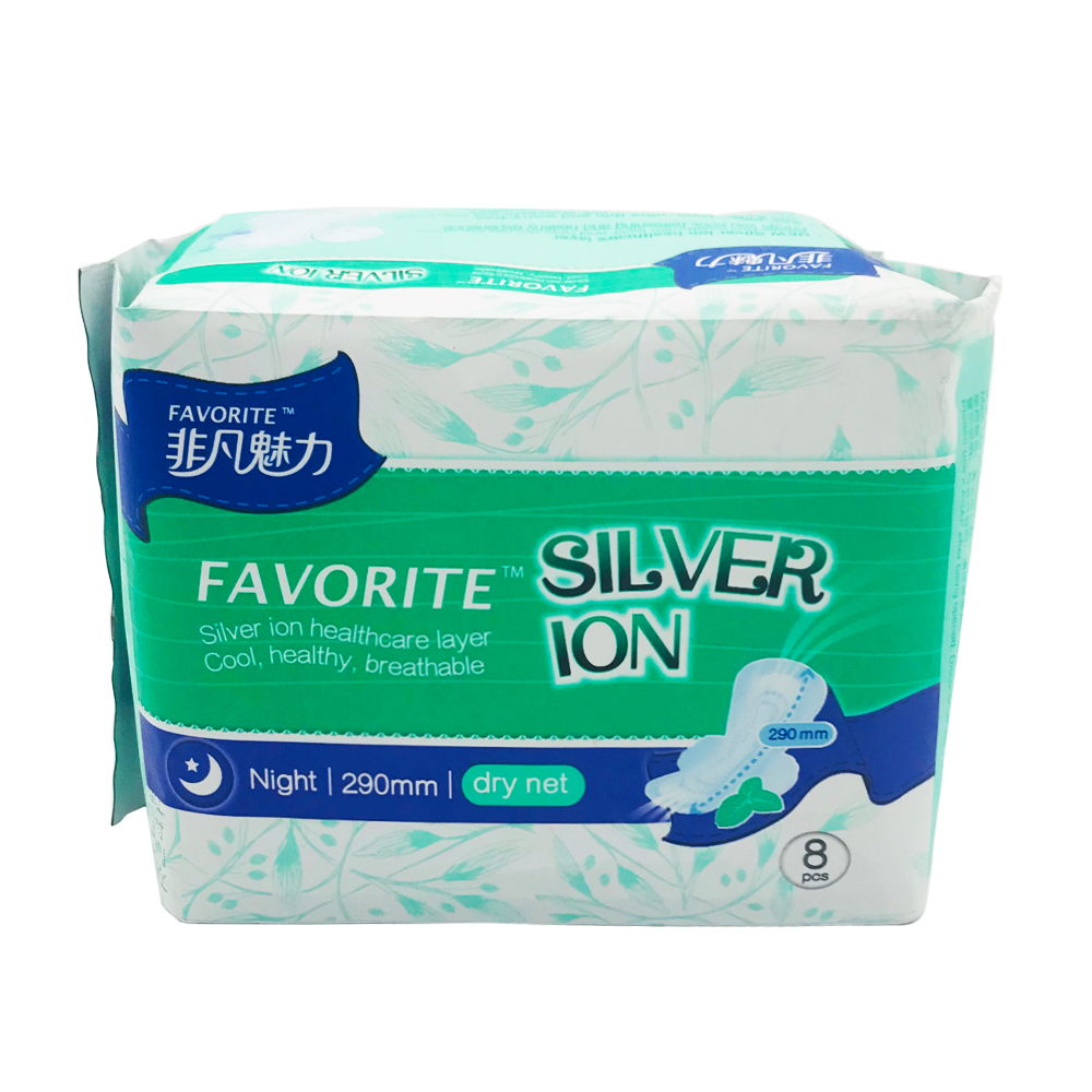 Favorite Sanitary Napkin Dry Net Ultra Thin Wing Night 8's