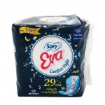 Sofy Eva Sanitary Napkin Comfort Night Slim Wing Cotton 29cm 8s