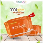 Cover Sanitary Napkin Cotton Over Night use 360mm 8's