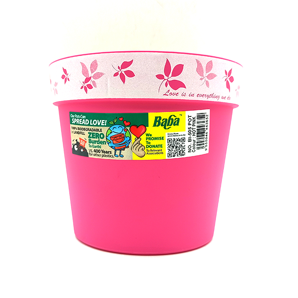 Ba Ba Flower Pot BI-505 Hot Pink