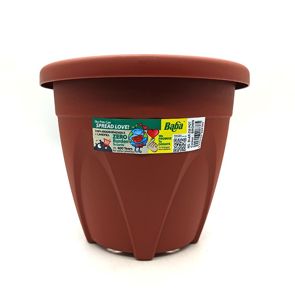 Ba Ba Flower Pot BI-AR-230 Brown