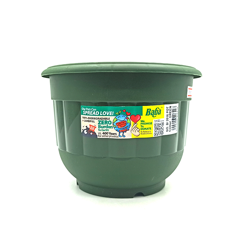 Ba Ba Flower Pot BI-2016 Green