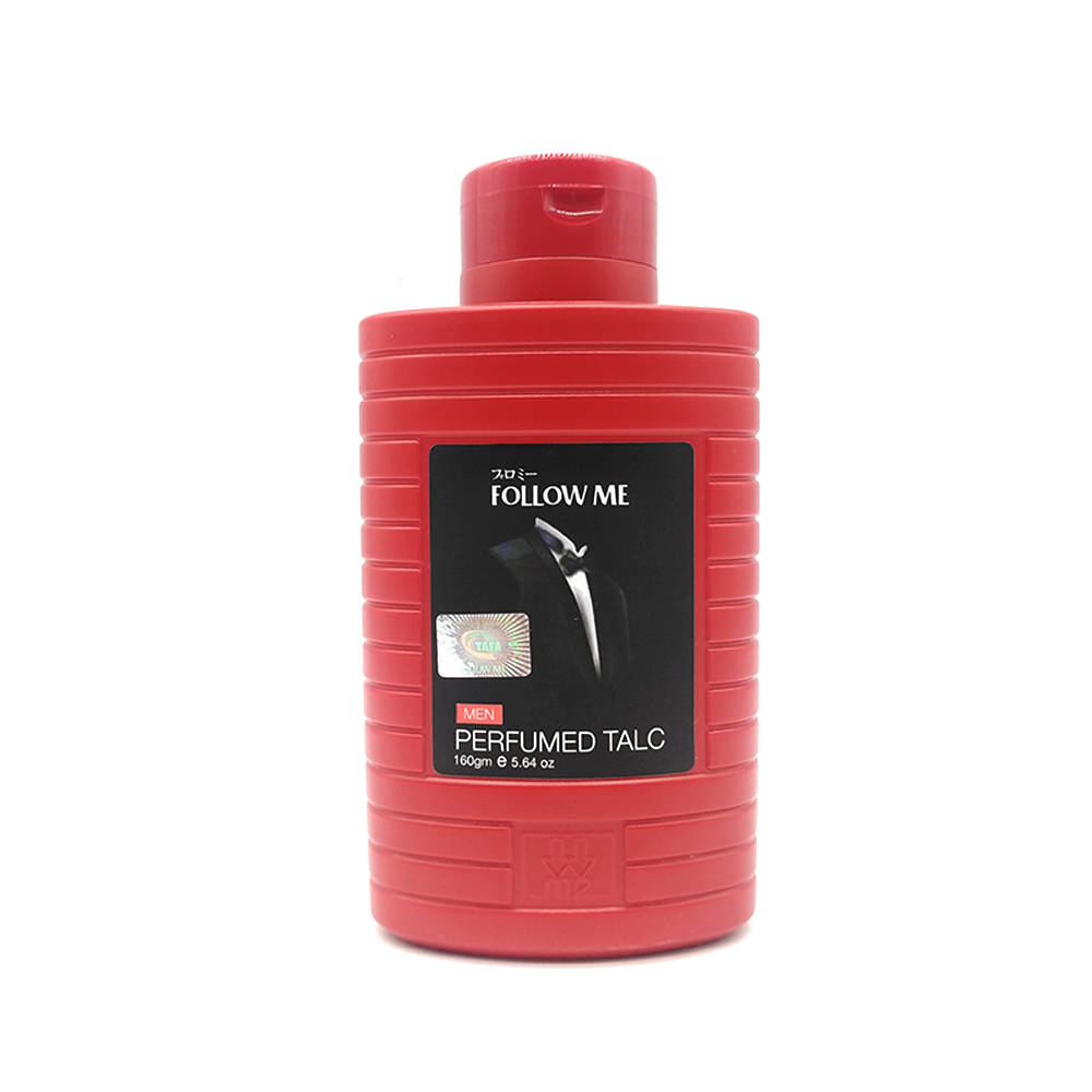 Follow Me Men Perfumed Talc 160g (Red)