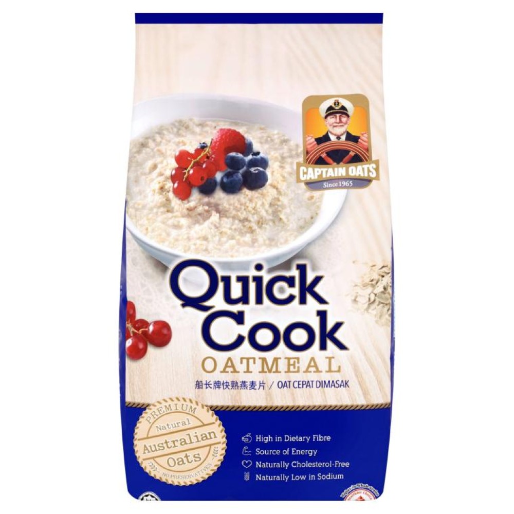Captain Quick Cook Oatmeal Oat Segra 