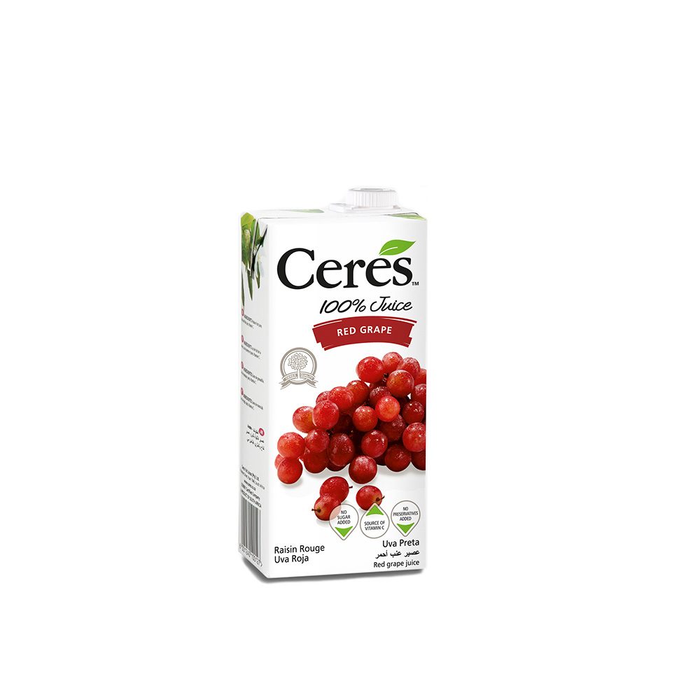 Ceres 100% Juice Red Grape 200ml