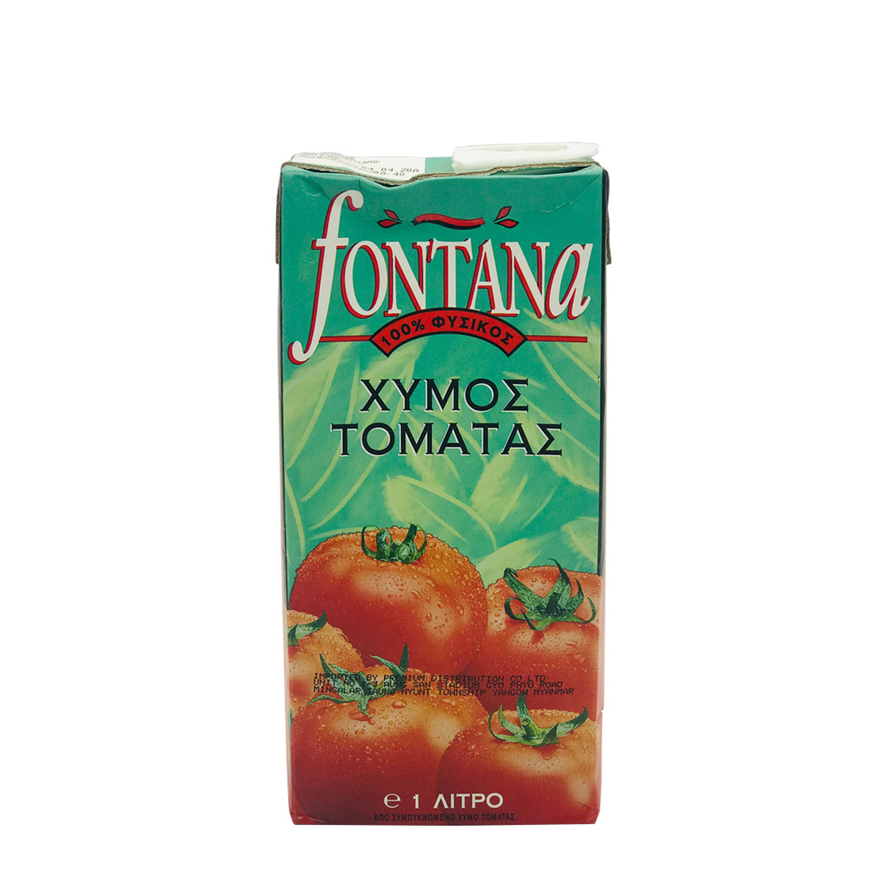 Fontana 100% Tomato Juice 1ltr
