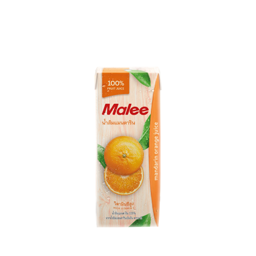 Malee 100% Mandarin Orange Juice 200ml