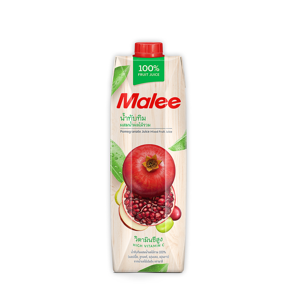 Malee 100% Pomegranate Juice Mixed Fruit Juice 1ltr