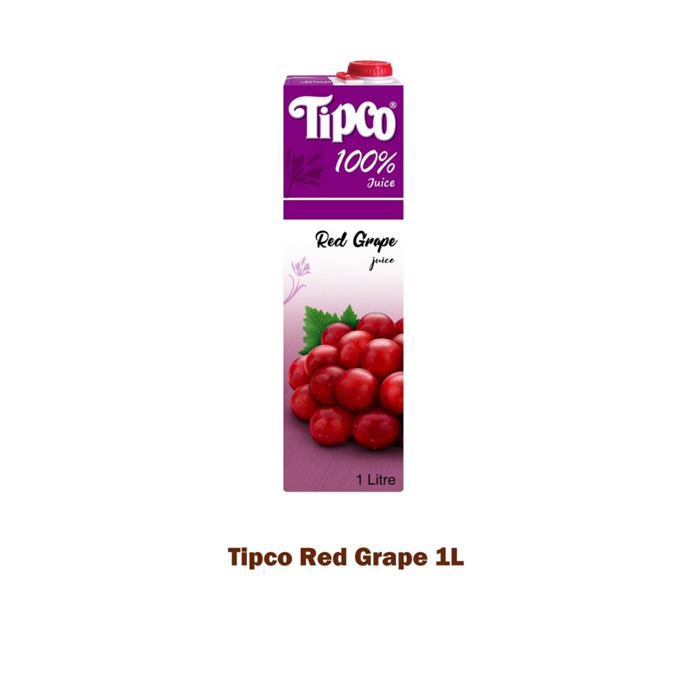 Tipco 100% Red Grape Juice 1Ltr
