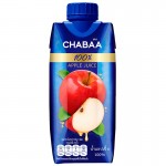 Chabaa Apple Juice 100percent 310ml
