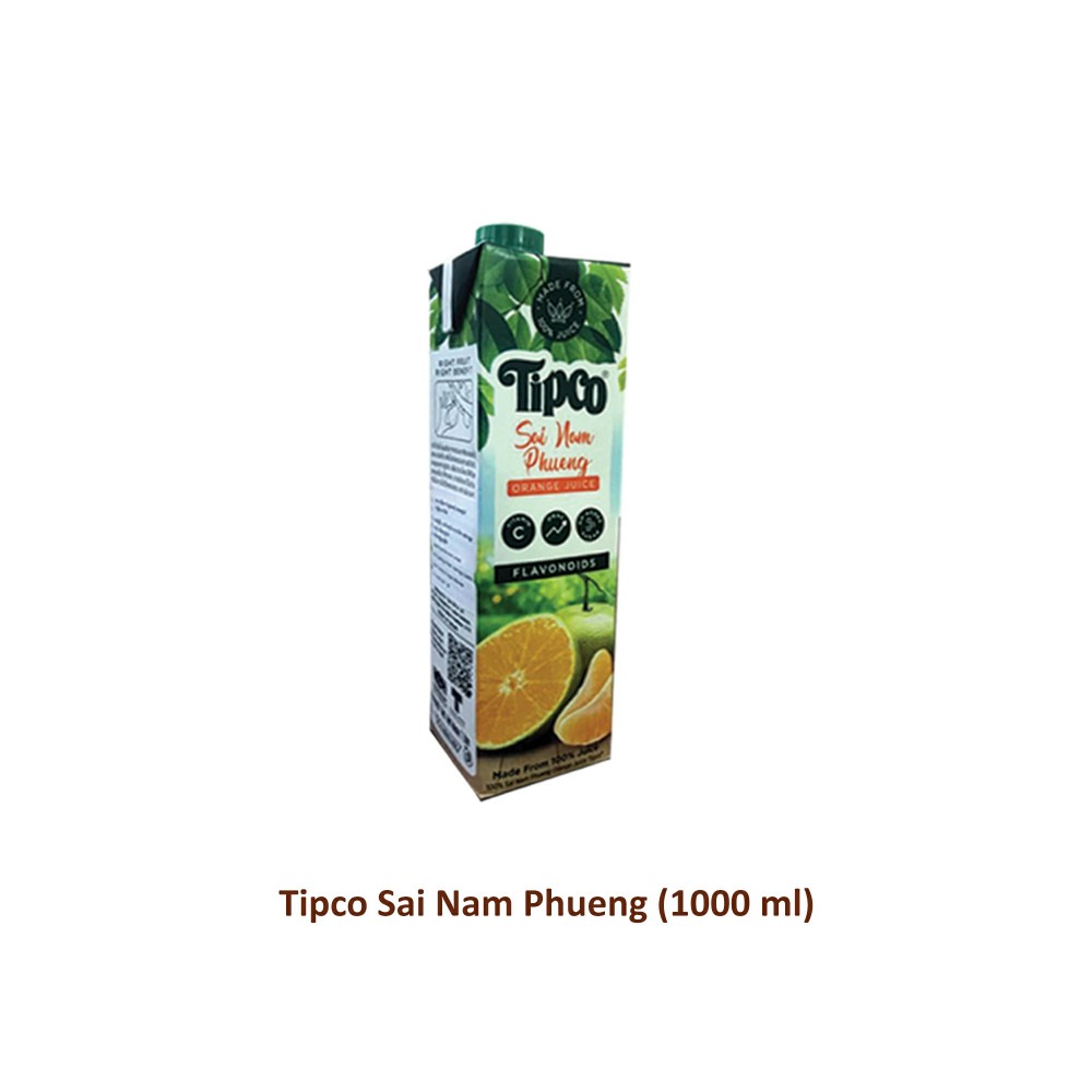 Tipco 100% Sai Nam Phueng Orange Juice 1Ltr