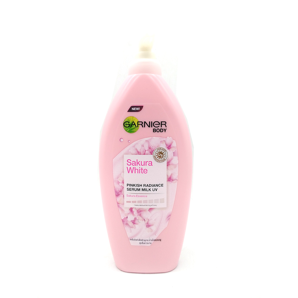 Garnier Sakura White Pinkish Radiance Serum Milk UV Body Lotion 400ml Garnier Sakura White Pinkish Radiance Serum Milk UV Body Lotion 400ml