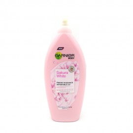 Garnier Sakura White Pinkish Radiance Serum Milk UV Body Lotion 400ml