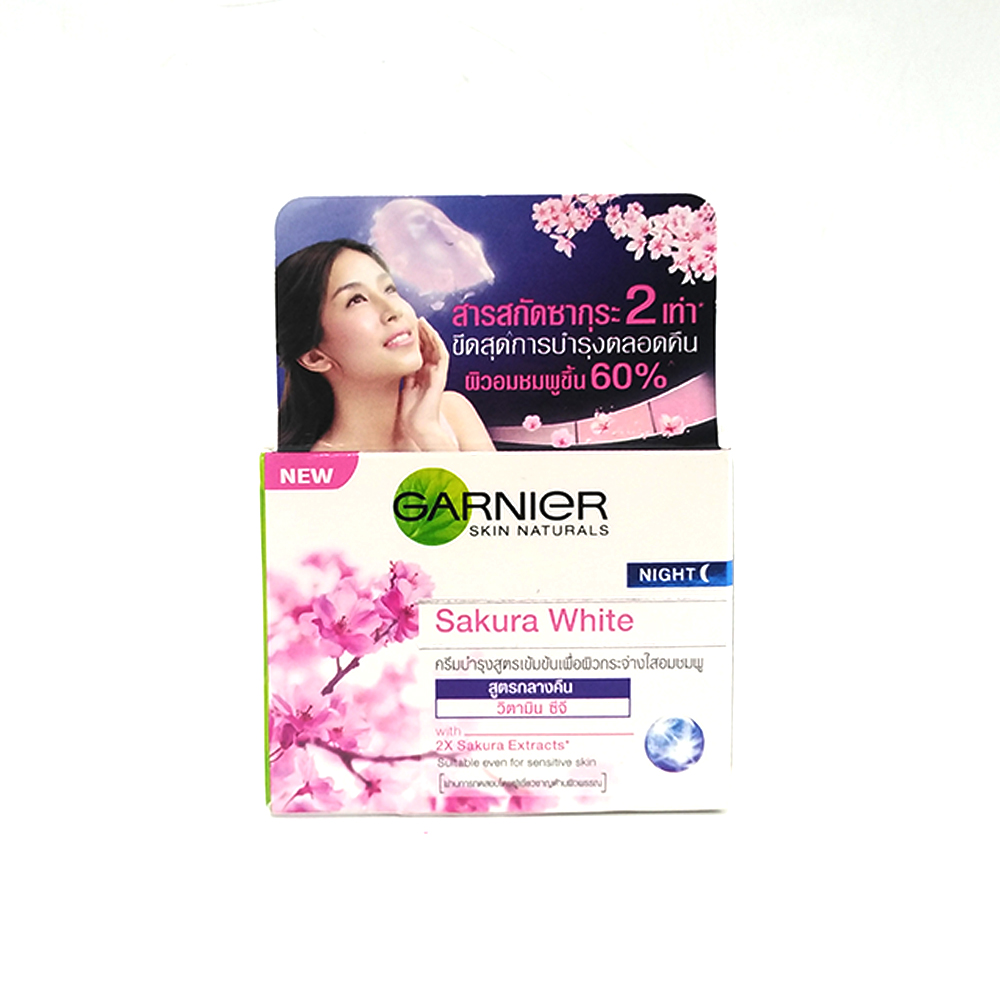 Garnier Sakura White Pinkish Radiance Sleeping Night Essence 18ml