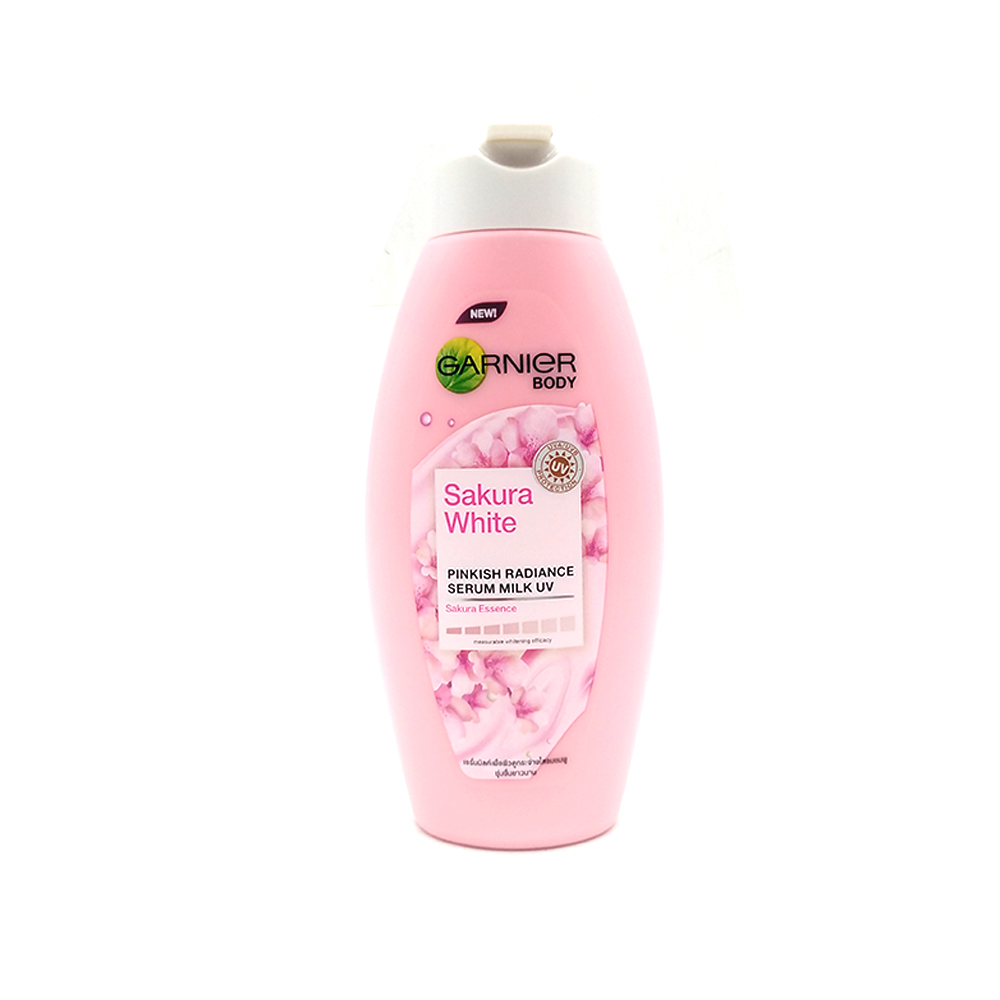 Garnier Sakura White Pinkish Radiance Serum Milk UV Body Lotion 120ml