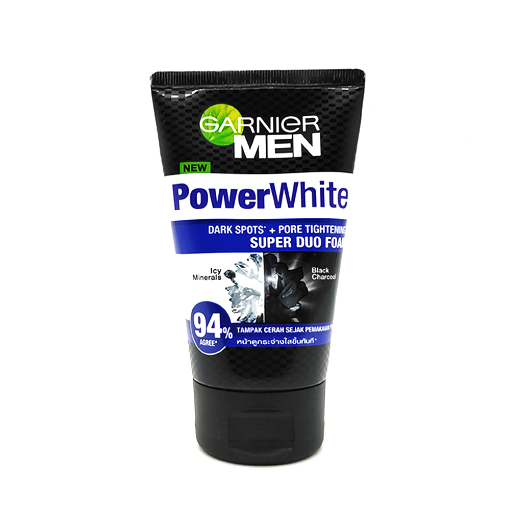 Garnier Men Power White Dark Spots+Pore Tightening Super Duo Foam 100ml