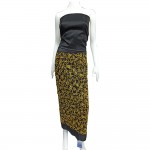Golden Silk Women Fabric One Set (Thai Poe Kanote Pyae Kwin)
