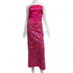 Golden Silk Women Fabric One Set (Thai Poe Pwint Shwe Chi)
