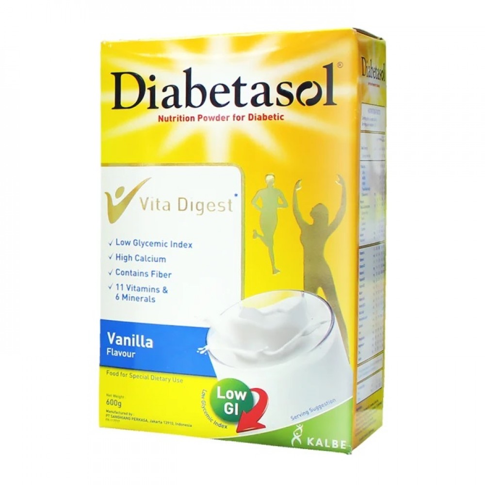 Diabetasol Milk Powder Vanilla 600g