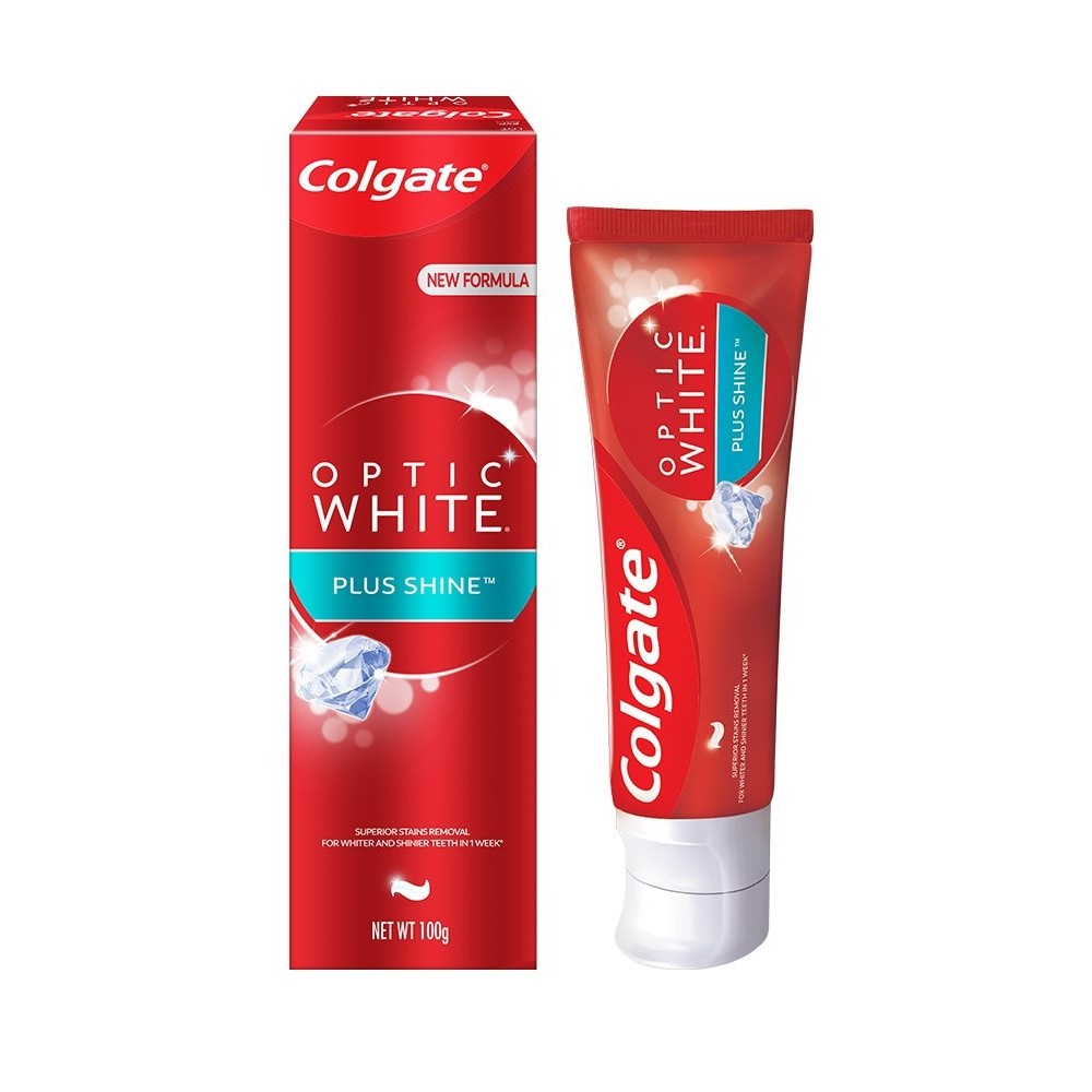 Colgate Optic White Plus Shine Toothpaste - 100g
