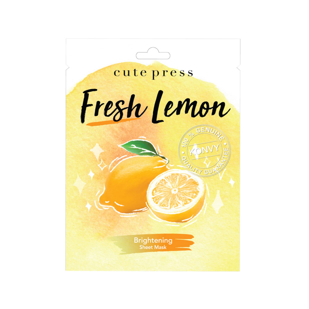 Cute Press Fresh Lemon Brightening Mask 24g