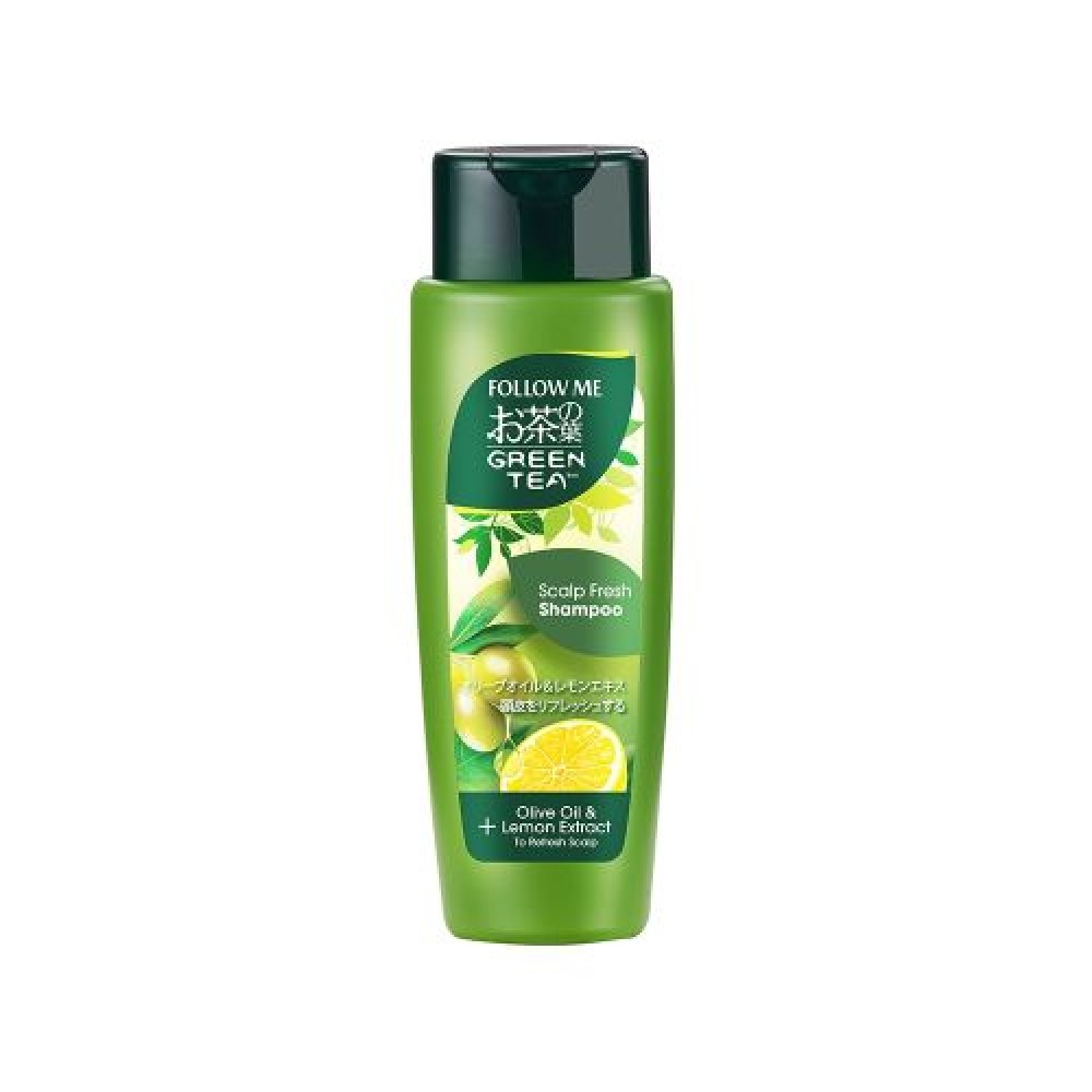 Follow Me Green Tea Sclap Fresh Shampoo 320ml