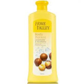 Home Valley Body Shampoo Cocoa Butter and Macadamia 1000ml