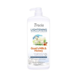 Tracia Shower Cream Goat's Milk and Honey 1000ml
