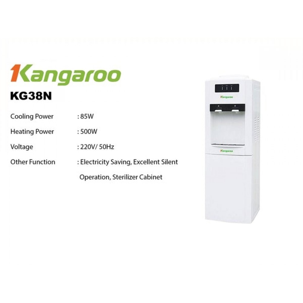 Kangaroo KG38N Hot Cold Water Dispenser (Sterilizer Cabinet)