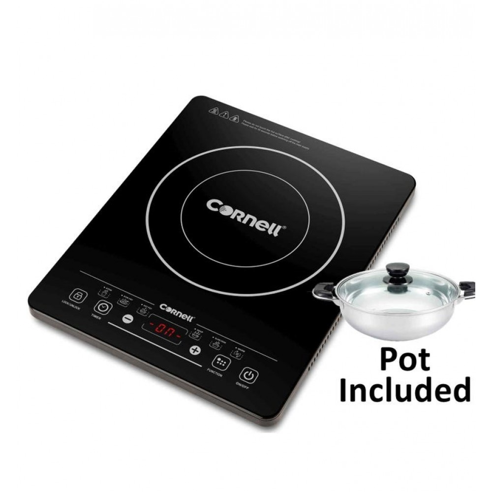 Cornell CIC220A | CIC-220A Induction Cooker with Stainless Steel Pot