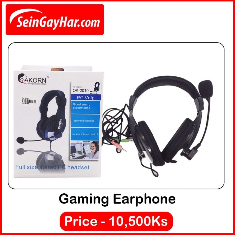 Gaming Earphone Ok 2010