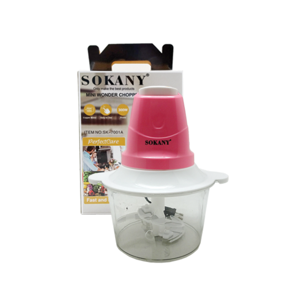 Sokany Mini Wonder SK 7001A Chopper Glass Body 20L 300w