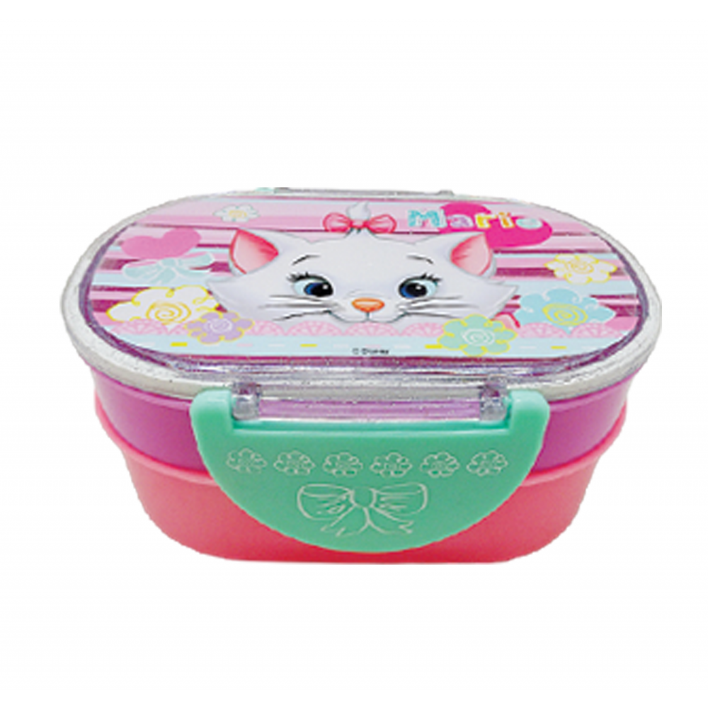 Plastic Cute Double Layer Student Lunch Box