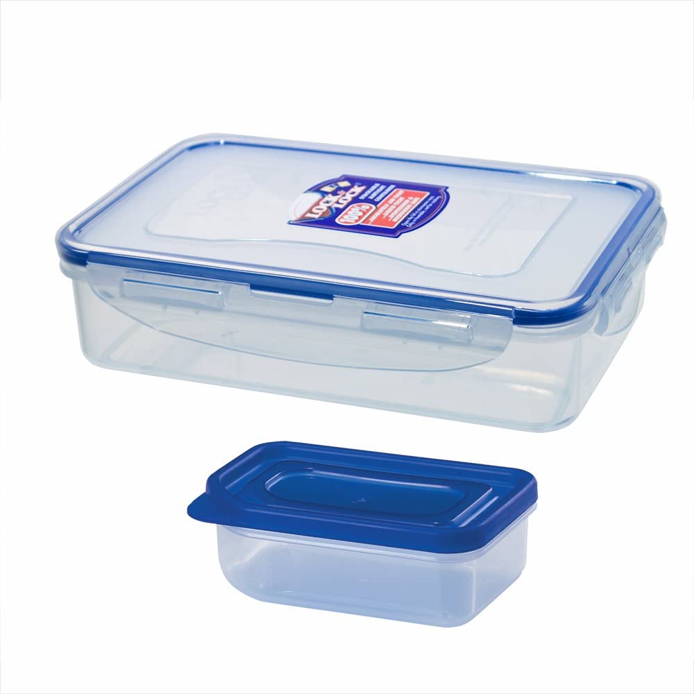 Lock & Lock Rectangular Short Food Container 800ml (Lunch Box) HPL816L 