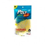 Poly Brite Disposable Latex Gloves Extra Thin Size M