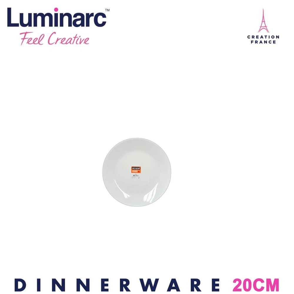 Luminarc Arcopal Tempered Zelie Soup Plate 20cm L4003