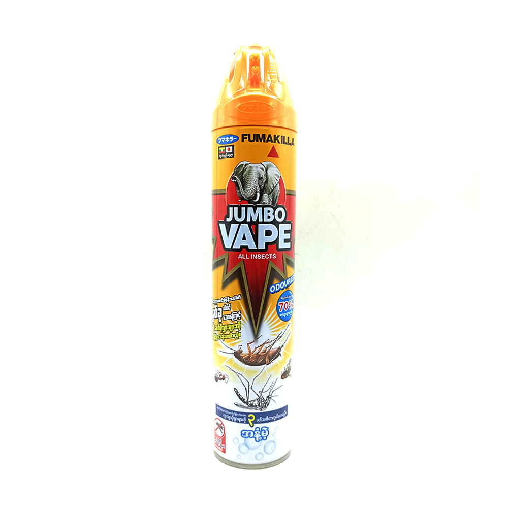 Jumbo Vape Fumakilla All Insects Killer Odourless 600ml Jumbo Vape Fumakilla All Insects Killer Odourless 600ml