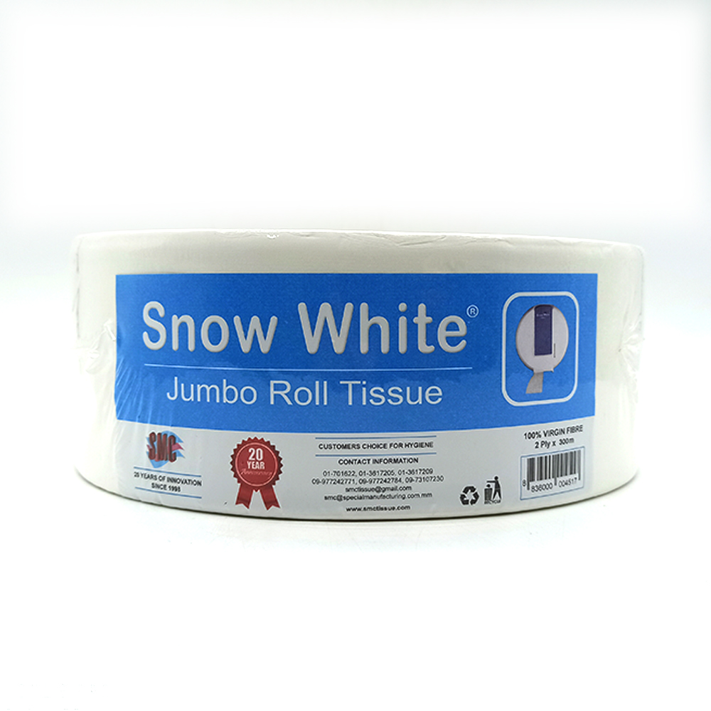 Snow White Jumbo Roll Tissue 2ply 300g