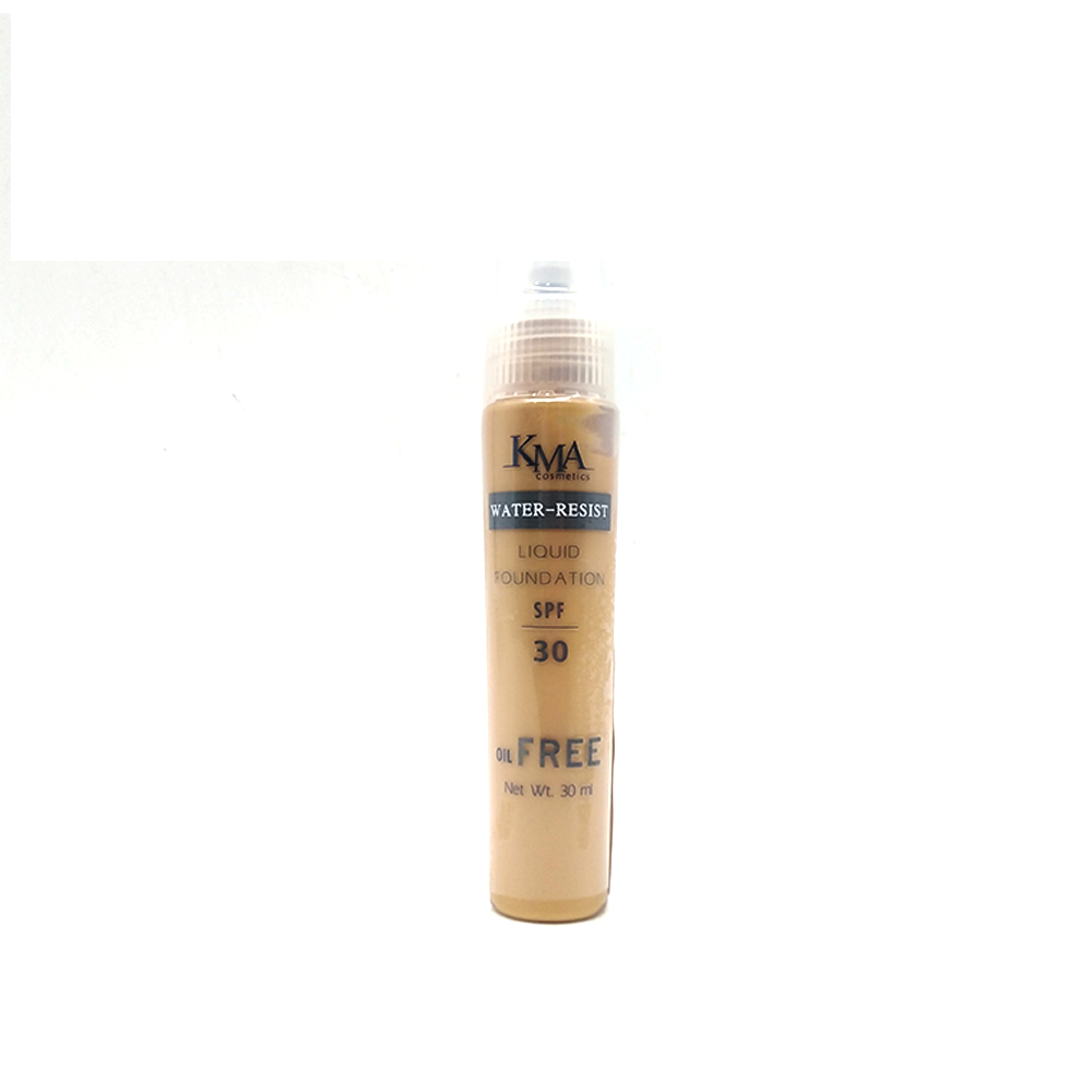 Kma Cosmetics Water-Pesist Liquid Foundation SPF-30 30ml 1-Best By CUWW O2