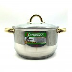 Kangaroo KG864L Cookware Stainless Steel Induction Stock Pot 24cm