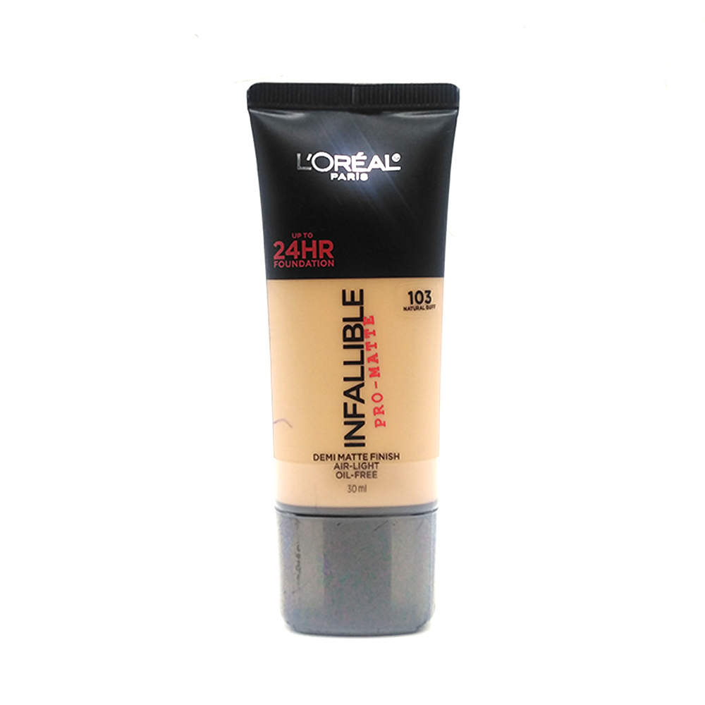 Loreal Infallible Pro-Matte Up To 24 HR Foundation 30ml 103-Natural Buff