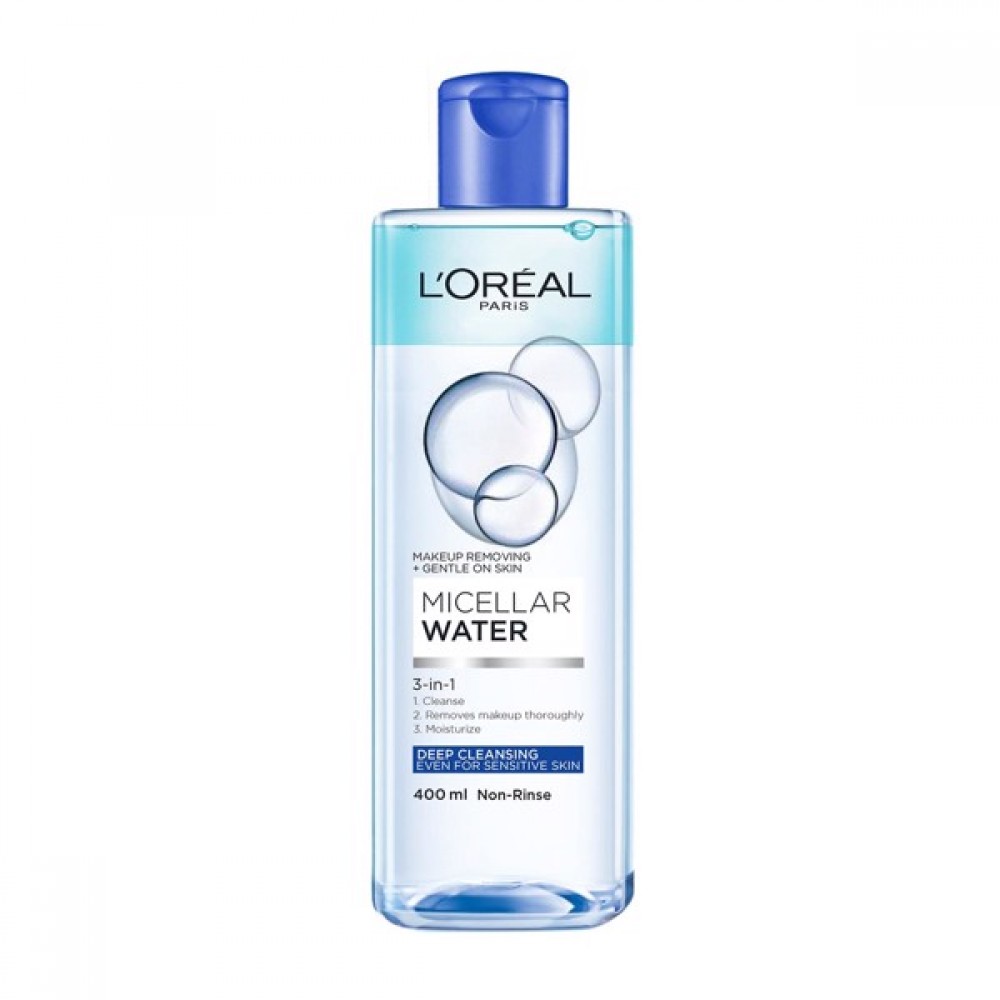 Loreal Micelllar Water Makeup Remover 3 In 1 400ml