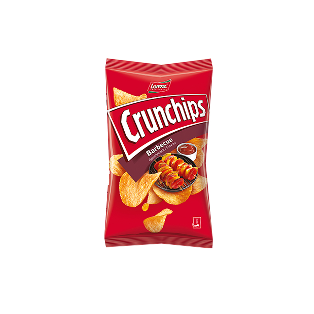 Lorenz Crunchips Potato Chips Barbecue 100g