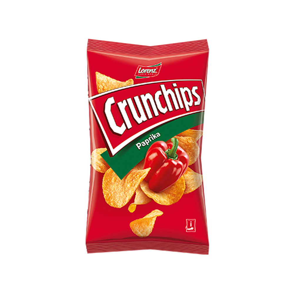 Lorenz Crunchips Potato Chips Paprika 100g