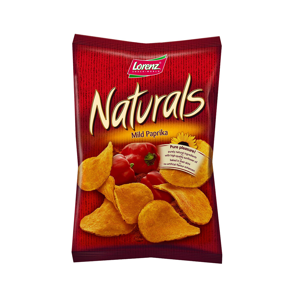 Lorenz Naturals Potato Chips Mild Paprika 100g