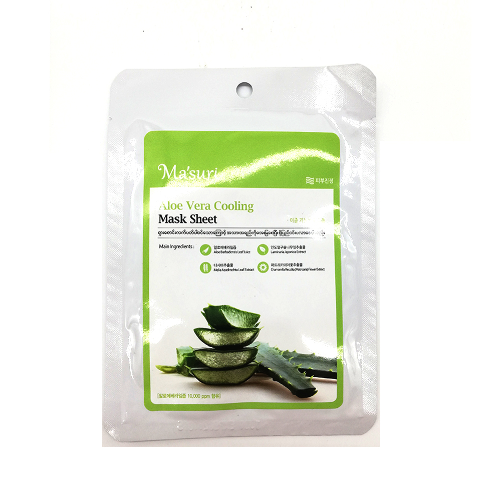 Ma'suri Face Mask Sheet Aloe Vera Cooling 22g