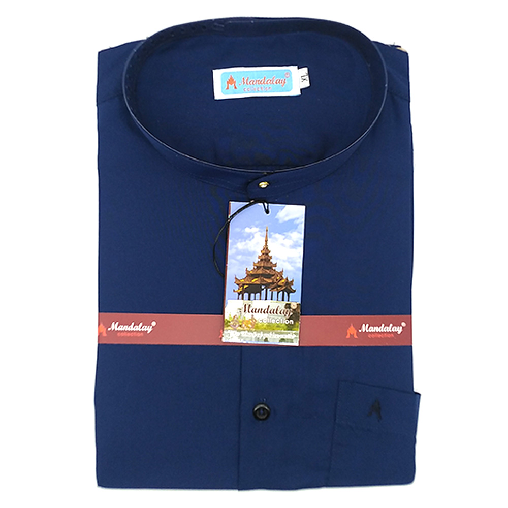 Mandalay Men Color Shirt S/S (Three Rifle Thar Lel Gatone)