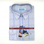 Mandalay Men Plaid Shirt L/S (FOC-Buy 5pcs Get 1pcs Mya Kyar Phyu Men Longyi)